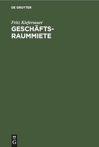 Geschäftsraummiete