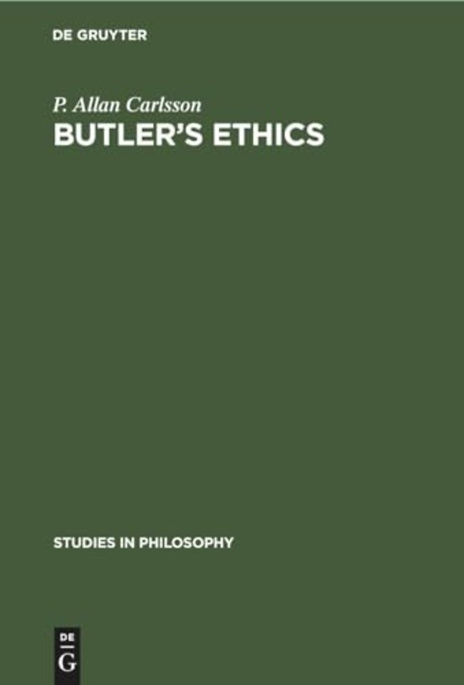 Butler`s Ethics