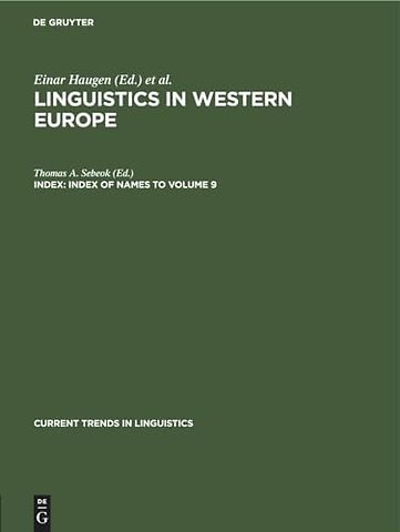 Index of names to volume 9