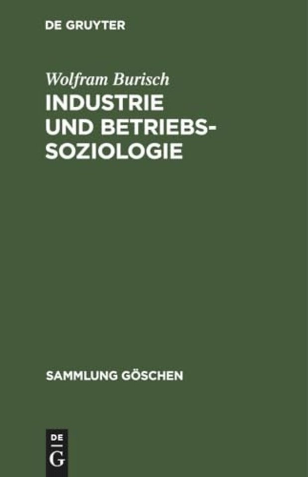 Industrie und Betriebssoziologie