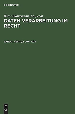 Band 3, Heft 1/2, Juni 1974