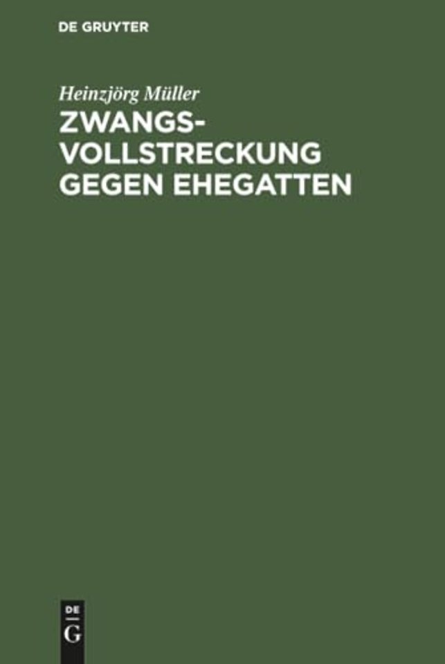 Zwangsvollstreckung gegen Ehegatten