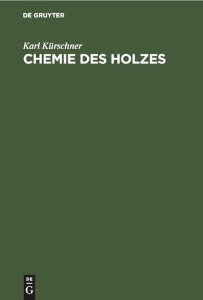 Chemie Des Holzes