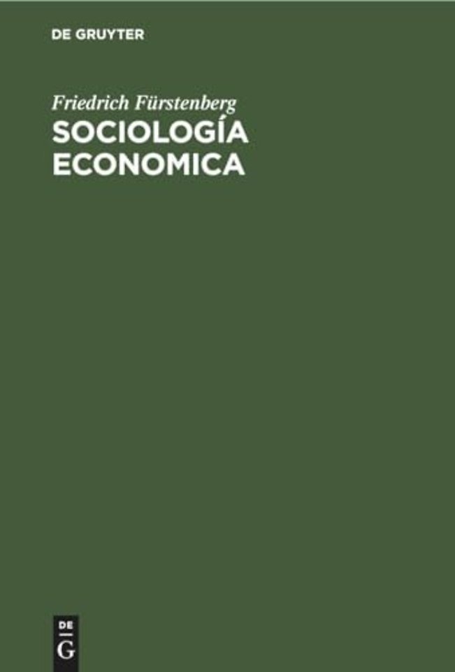 Sociologia Economica
