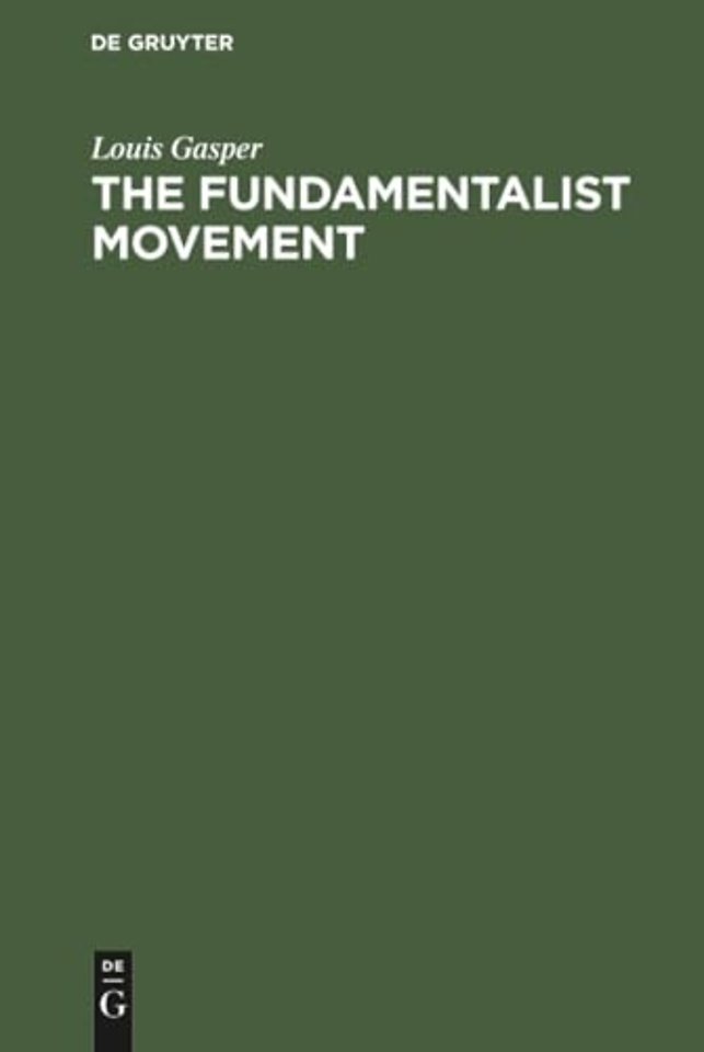 The Fundamentalist Movement