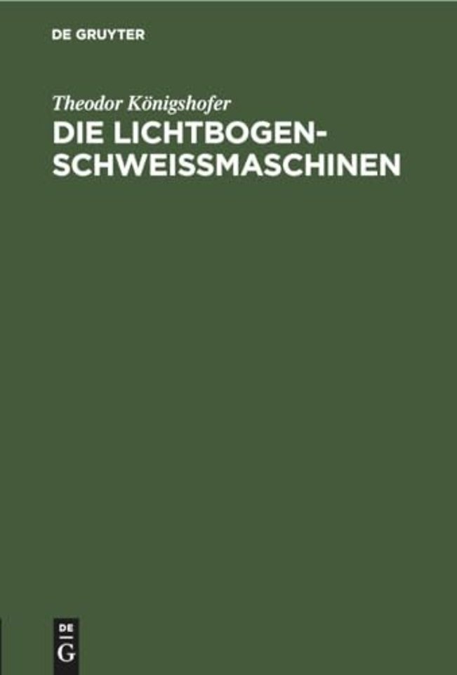 Die Lichtbogen-Schweißmaschinen