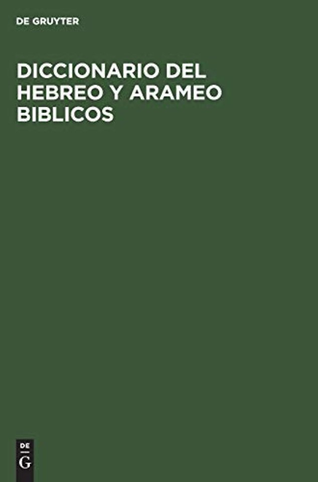 Diccionario del hebreo y arameo Biblicos
