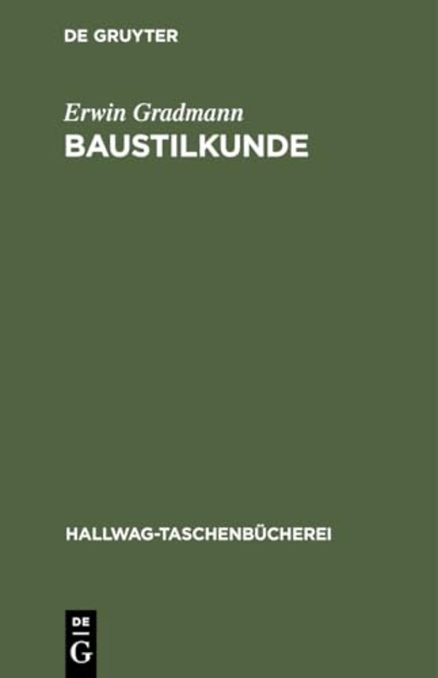 Baustilkunde