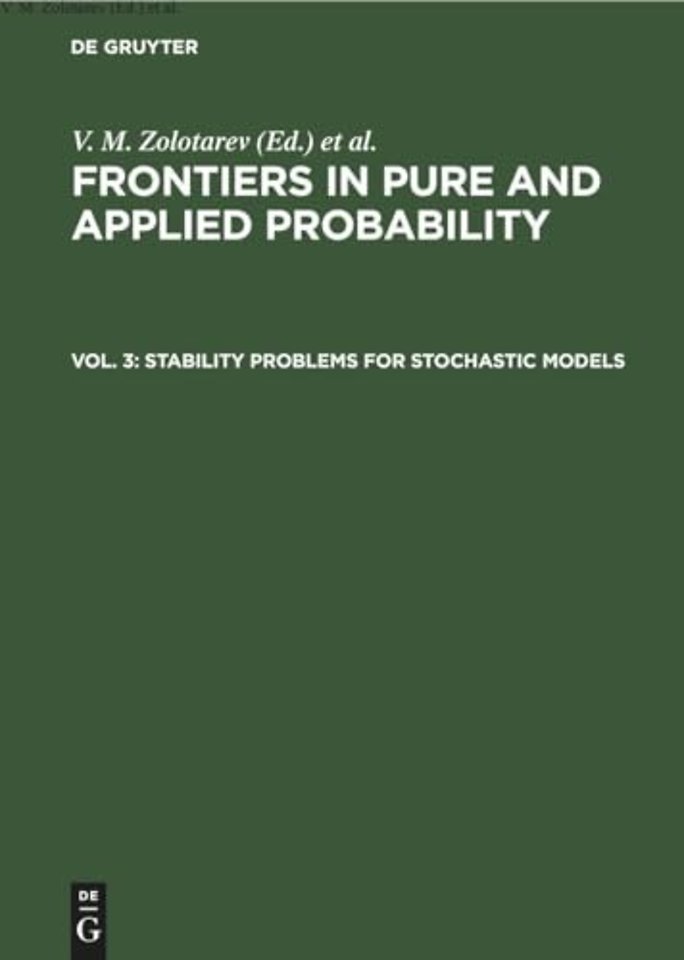 Stability Problems for Stochastic Models