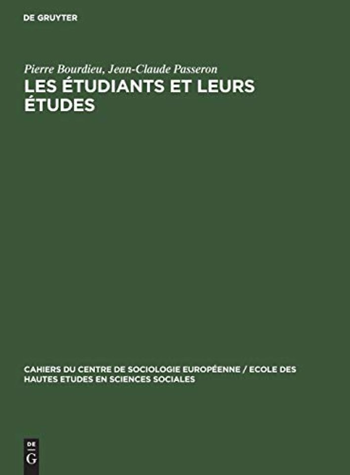 Les Etudiants Et Leurs Etudes