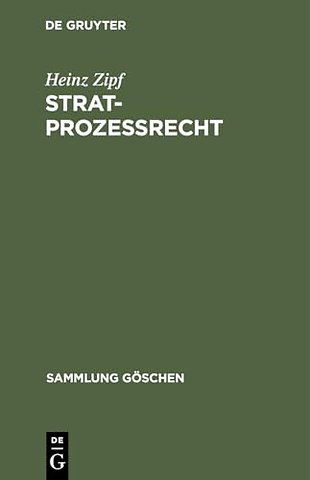 Stratprozeβrecht