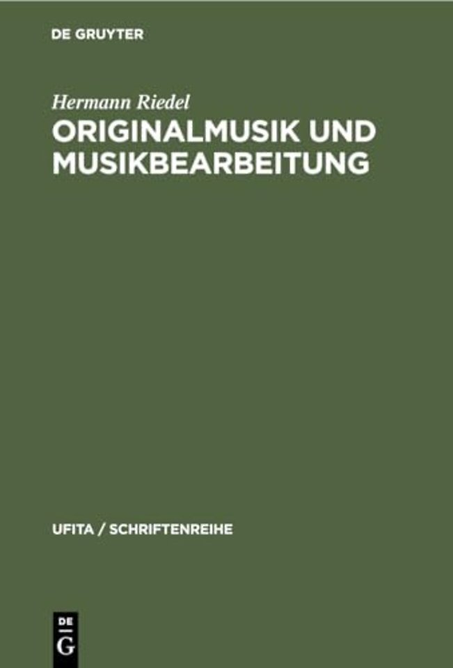 Originalmusik und Musikbearbeitung – Eine Einführung in das Urheberrecht der Musik
