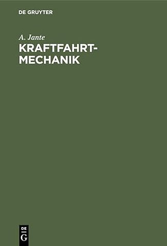 Kraftfahrt–Mechanik