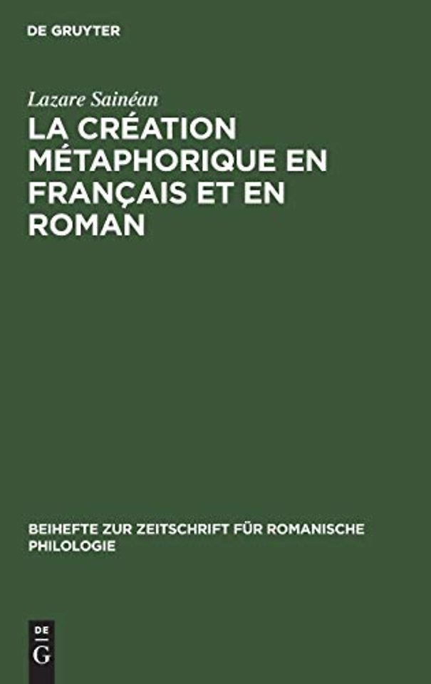 La création métaphorique en français et en roman – Images tirées du monde des animaux domestiques. Le chat avec un appendice sur la fouine, le singe
