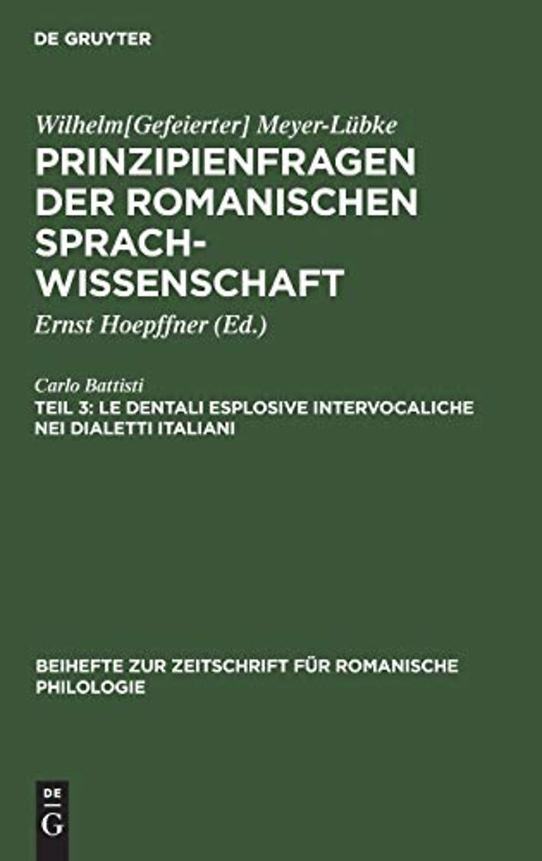 Le dentali esplosive intervocaliche nei dialetti italiani