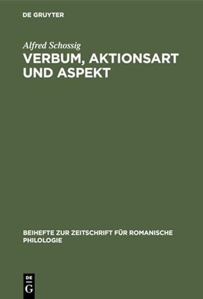 Verbum, Aktionsart und Aspekt – In der Histoire du Seigneur de Bayart par le loyal serviteur
