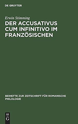 Der Accusativus cum infinitivo im Französischen