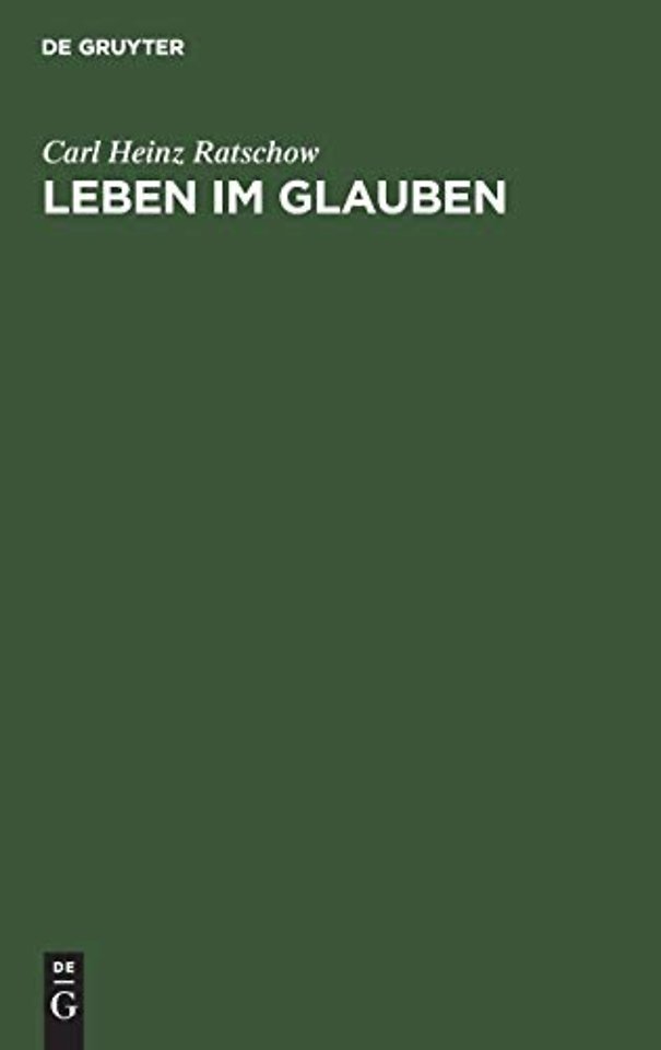Leben im Glauben – Marbacher Predigten