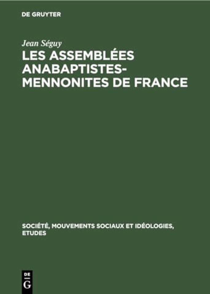 Les assemblées Anabaptistes–Mennonites de France