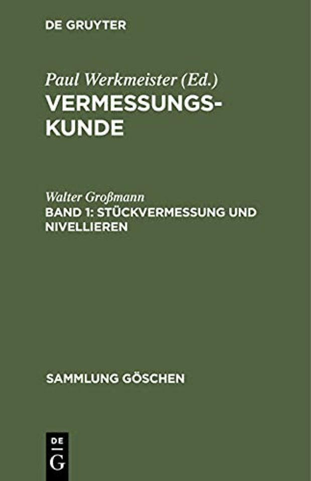 Stückvermessung und Nivellieren