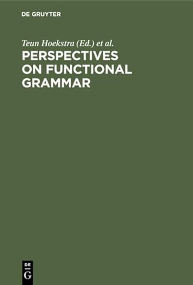 Perspectives on Functional Grammar