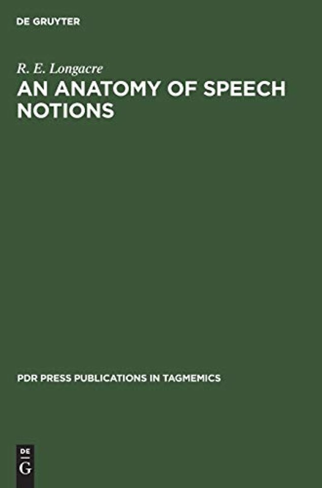 An anatomy of speech notions