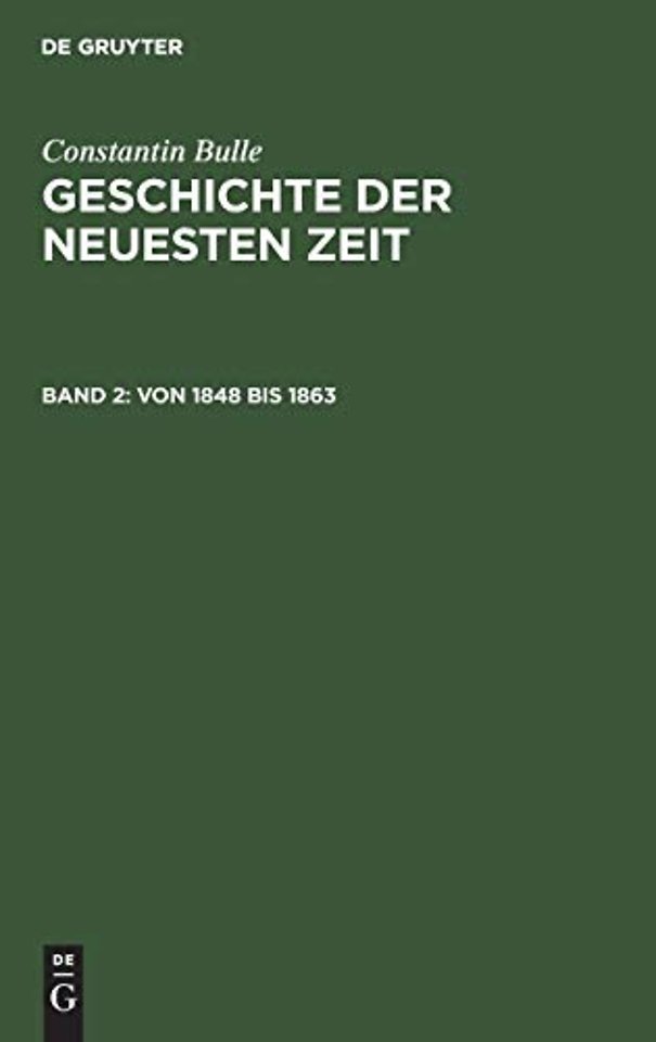 Von 1848 bis 1863
