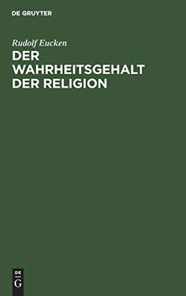 Der Wahrheitsgehalt der Religion