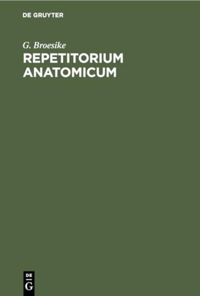 Repetitorium anatomicum