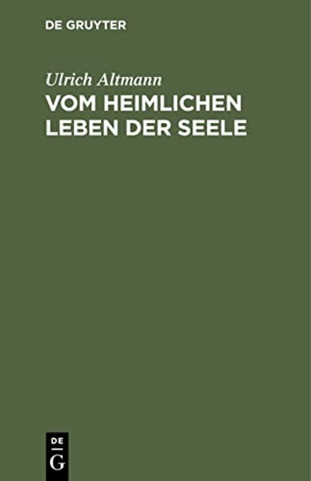 Vom heimlichen Leben der Seele – Eine Einführung in die Frömmigkeit der deutschen Mystik