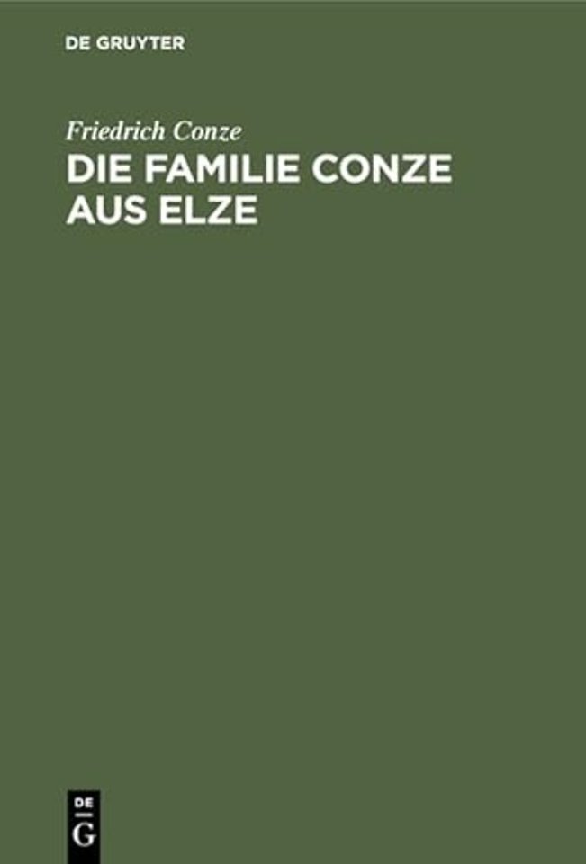 Familie Conze aus Elze