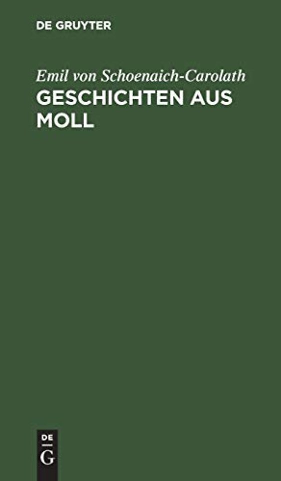 Geschichten aus Moll