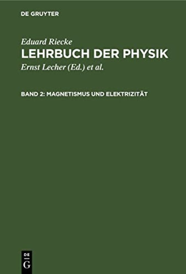 Magnetismus und Elektrizität