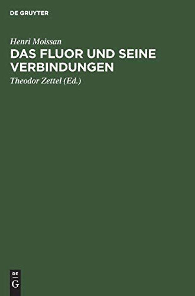 Das Fluor und seine Verbindungen