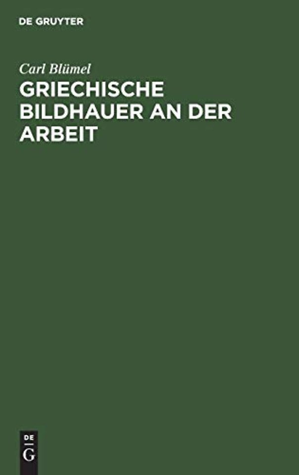 Griechische Bildhauer an der Arbeit