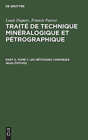 Les méthodes chimiques qualitatives