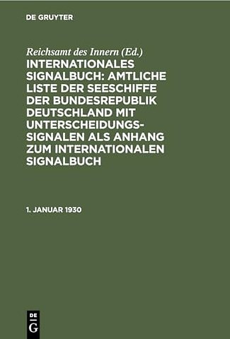 1. Januar 1930