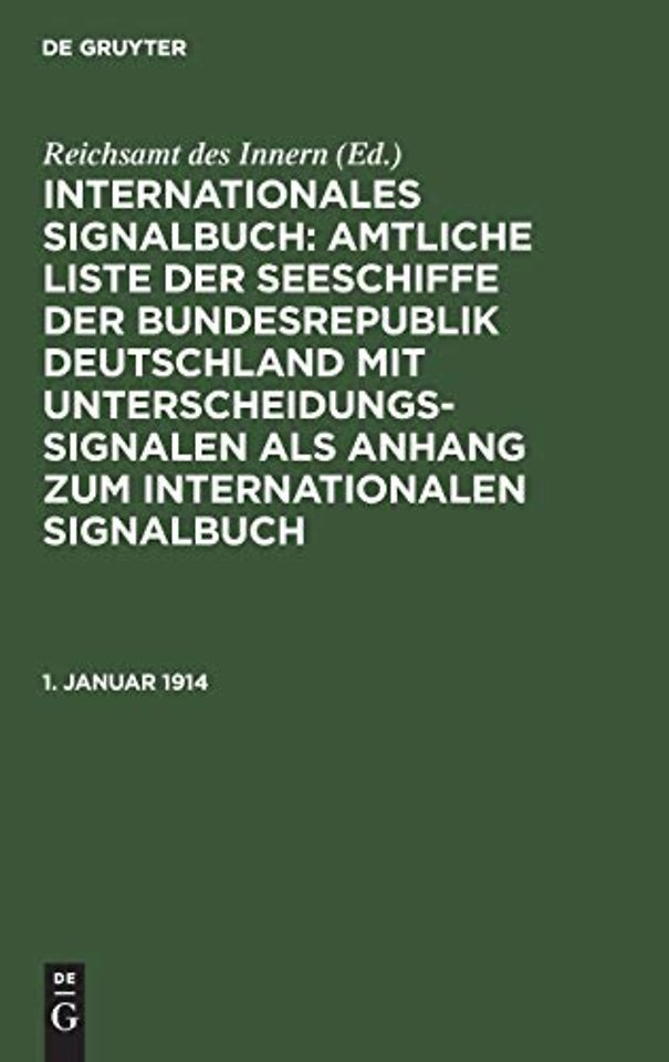 1. Januar 1914