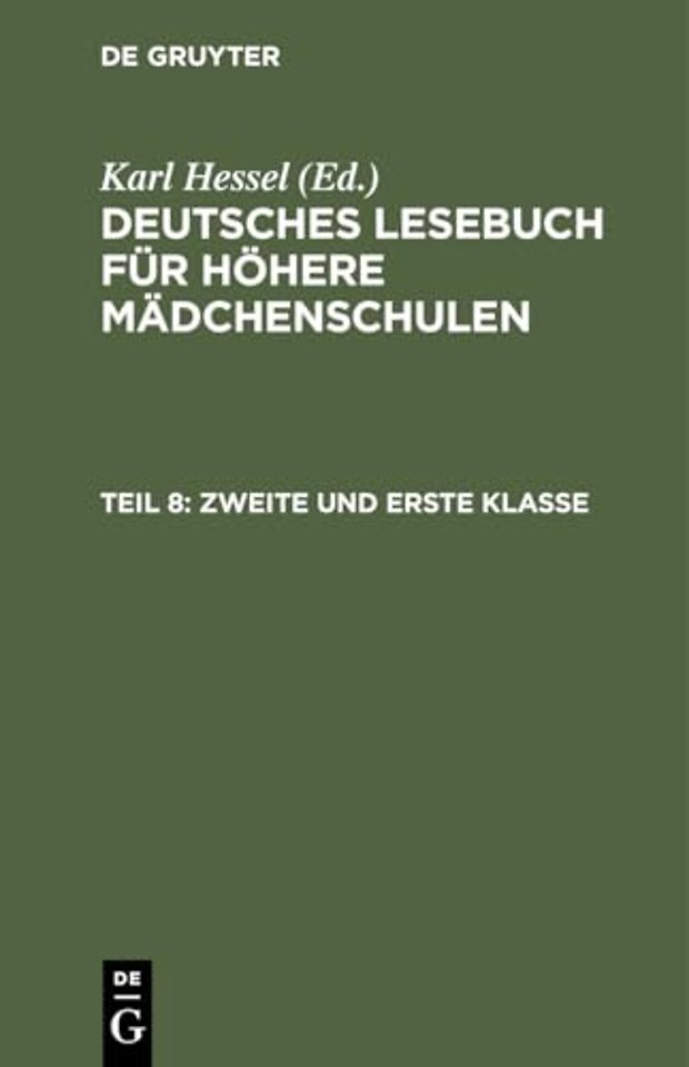 Zweite und Erste Klasse