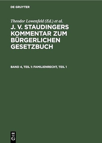 Familienrecht, Teil 1