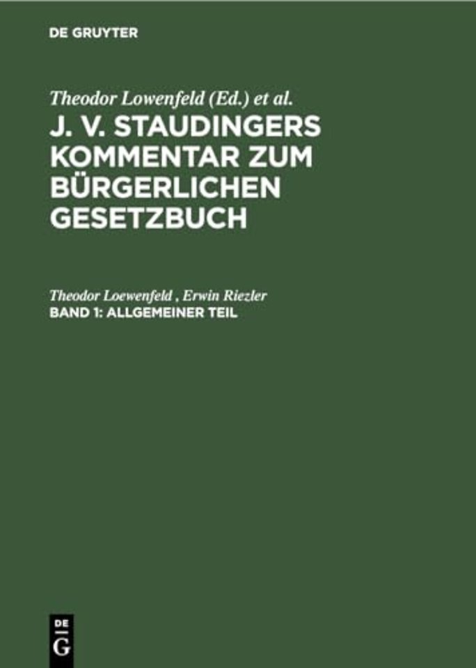 Allgemeiner Teil