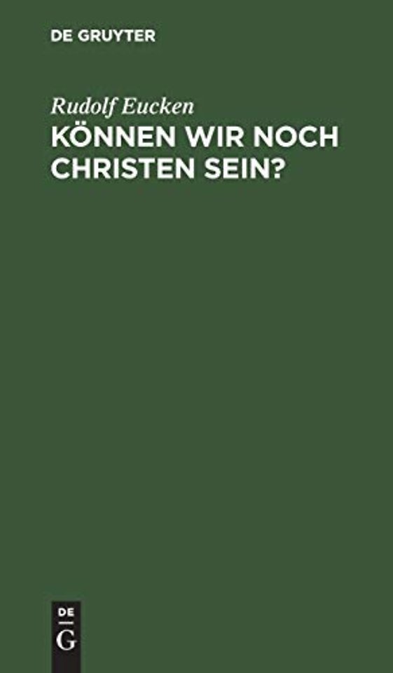 Können wir noch Christen sein?