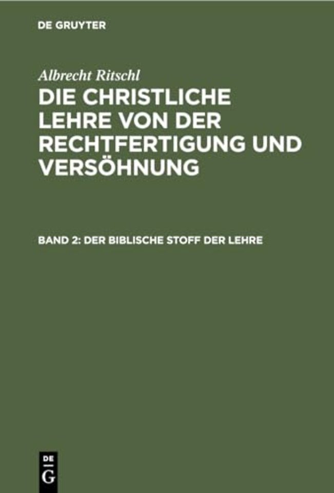 Der biblische Stoff der Lehre