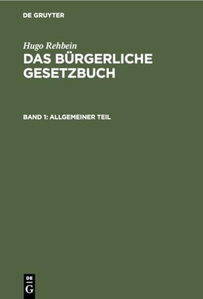 Allgemeiner Teil