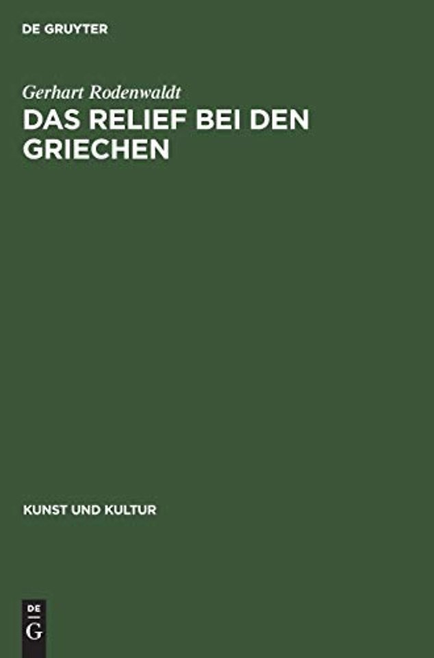 Das Relief bei den Griechen