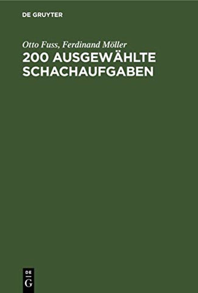 200 Ausgewahlte Schachaufgaben