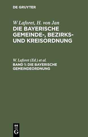 Die Bayerische Gemeindeordnung