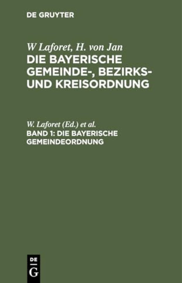 Die Bayerische Gemeindeordnung