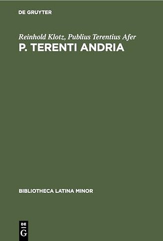 P. Terenti Andria – Ein Excursus über die unlateinische Wortform Sublimen