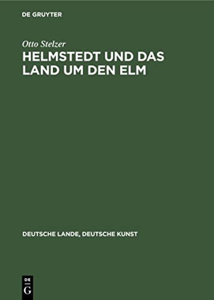 Helmstedt Und Das Land Um Den Elm